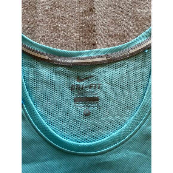 Nike Running Dri-Fit Teal Shirt Women's M - Picture 5 of 6